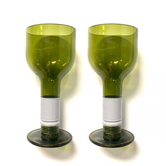 Recycled Wine Bottle Glasses